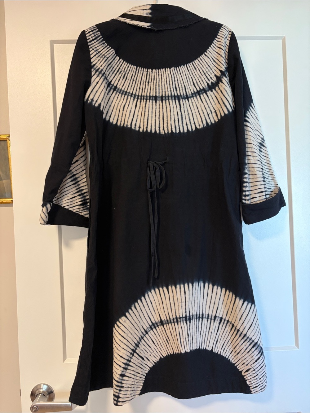 Burning Torch Black and Cream/white Labeled Garment - Picture 3 of 6